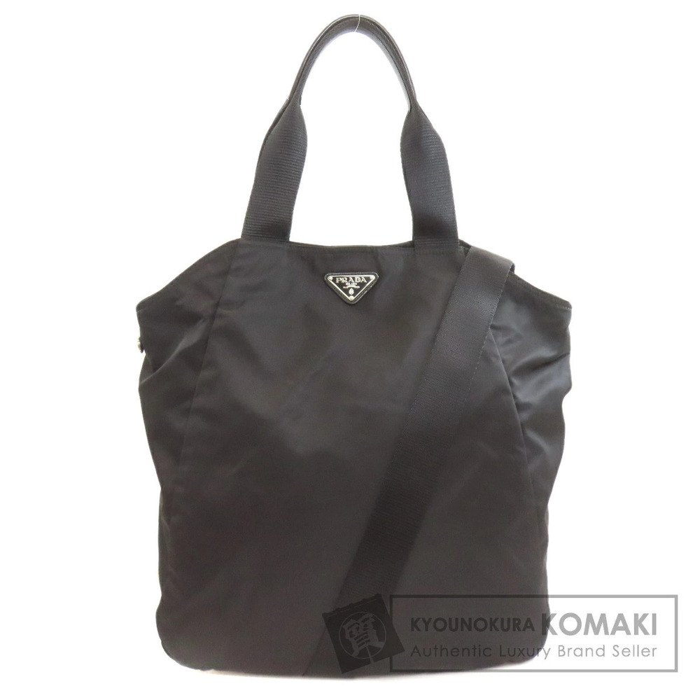 Prada Tessuto tote Shoulder Bag Black